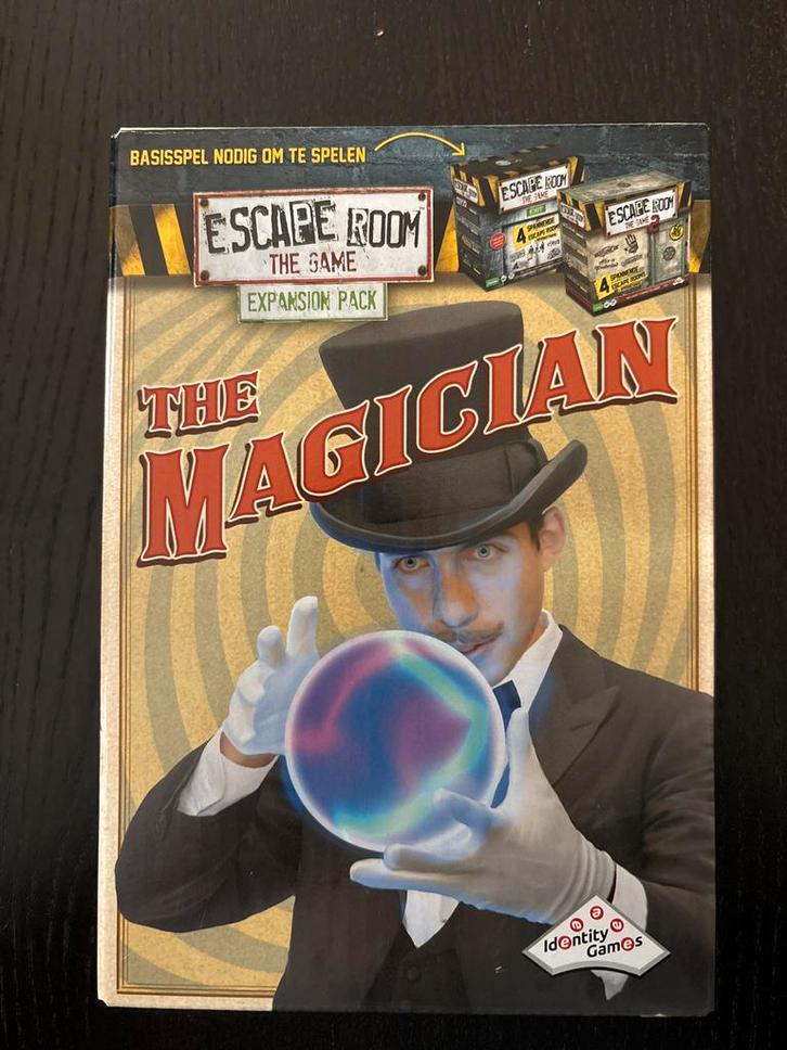Escape Room: The Magician - Uitbreiding, Hobby en Vrije tijd, Gezelschapsspellen | Bordspellen, Zo goed als nieuw, Een of twee spelers