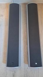 KEF HTS 6001 Speakers met Muurbeugels, Ophalen, Gebruikt, 60 tot 120 watt, Front, Rear of Stereo speakers