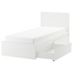 Malm bed, Ophalen, Gebruikt, 90 cm, Eenpersoons