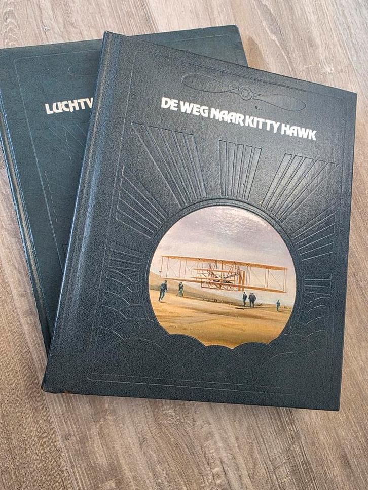 Luchtvaartboeken 'De Weg naar Kitty Hawk' en 'Luchtvaart', Auto diversen, Handleidingen en Instructieboekjes, Ophalen of Verzenden