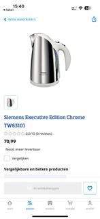 Siemens waterkoker executive edition nergens meer te vinden!, Witgoed en Apparatuur, Waterkokers, Ophalen of Verzenden, Nieuw