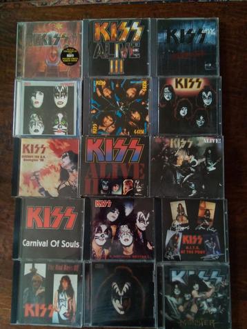 Kiss alle 13 cd's + promo cd samen maar losse koop mogelijk. beschikbaar voor biedingen