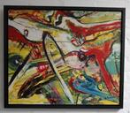 Jan te Wierik orgineel schilderijen.83 x 71 cm., Antiek en Kunst, Ophalen
