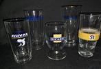 6 Different Pastis Glasses.Pernod Duval, Ricard, Pastis 51, Verzamelen, Gebruikt, Ophalen of Verzenden, Borrel- of Shotglas