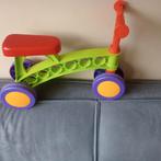 Lichtgroene lena loopfiets met rode zadel en paarse banden, Ophalen of Verzenden, Zo goed als nieuw, Loopfiets