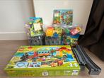 3 treinbaansets 10506, 10507, 10508 LEGO Duplo, Ophalen of Verzenden, Gebruikt, Complete set, Duplo
