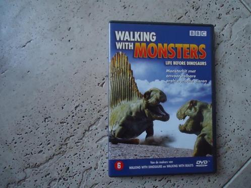 BBC jeugd - Walking with monsters - life before dinosaurs, Cd's en Dvd's, Dvd's | Kinderen en Jeugd, Zo goed als nieuw, Film, Educatief