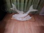 Salontafel dolfijnen, Huis en Inrichting, Tafels | Salontafels, Ophalen, Gebruikt, 100 tot 150 cm, 50 tot 100 cm