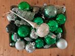 ZOLDEROPRUIMING Kerstballen glas groen 45 st incl piek, Ophalen, Gebruikt
