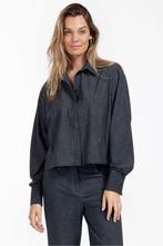 SPLINTERNIEUW! Studio Anneloes Dyanna travel denim blouse S, Studio Anneloes, Verzenden, Zwart, Nieuw