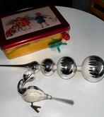 Vintage grote kerstboompiek en kerstbal ornament; zwaan, Diversen, Ophalen of Verzenden, Gebruikt