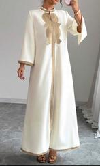 Nieuwe Djellaba - Maat S - Wit met Goud, Ophalen of Verzenden, Nieuw, Maat 36 (S), Wit