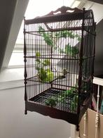 houten vogelkooi ( sier ) oud, Dieren en Toebehoren, Vogels | Hokken en Kooien, Ophalen, Gebruikt, Hout, Vogelkooi