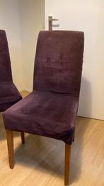 4 stoffen eetkamerstoelen, Huis en Inrichting, Ophalen, Gebruikt, Overige kleuren, Vier