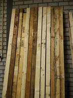 Houten balken - 34 stuks, Doe-het-zelf en Verbouw, Hout en Planken, Gebruikt, Ophalen of Verzenden, 200 tot 250 cm, 50 mm of meer