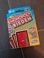 Monopoly bieden, Hobby en Vrije tijd, Gezelschapsspellen | Kaartspellen, Drie of vier spelers, Ophalen of Verzenden, Zo goed als nieuw