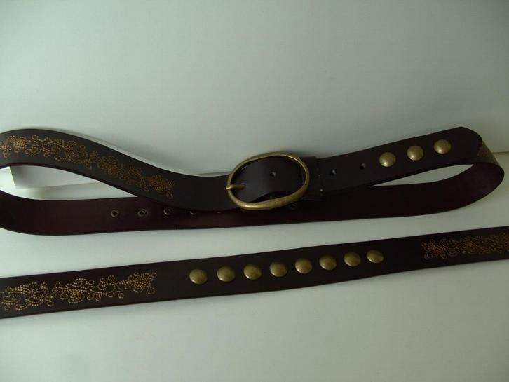 CENTUURS, RIEM BRUIN PARTIJ 100 STUKS NIEUW, Kleding | Heren, Riemen en Ceinturen, Nieuw, Riem of Ceintuur, 95 tot 105 cm, Bruin