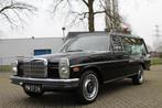 Mercedes-Benz 240D Hearse Pilato Rouwauto TOP CONDITIE! UNIE, Lederen bekleding, 2404 cc, Zwart, Overige carrosserieën