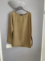 Pauw Zijden Blouse Maat S Goud/Koper, Kleding | Dames, Blouses en Tunieken, Ophalen of Verzenden, Zo goed als nieuw, Maat 36 (S)