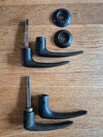 Vintage Bakeliet Deurklinken Set, Doe-het-zelf en Verbouw, Ophalen of Verzenden, Gebruikt, Overige materialen, Klink of Kruk