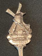 Vintage verzilverd molen lepeltje Kinderdijk., Antiek en Kunst, Antiek | Bestek, Ophalen of Verzenden