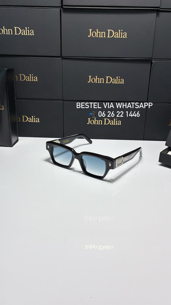 John dalia project 03 C604 zonnebril, Sieraden, Tassen en Uiterlijk, Zonnebrillen en Brillen | Heren, Nieuw, Overige merken, Zwart
