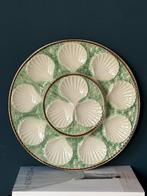 Chantilly France Handpainted XL oesterschaal groen/wit, Huis en Inrichting, Keuken | Servies, Verzenden, Overige stijlen, Kop(pen) en/of Schotel(s)