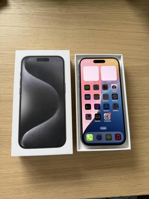 Iphone 15 pro zo goed als nieuw!, Telecommunicatie, Mobiele telefoons | Apple iPhone, Zo goed als nieuw, 128 GB, Zonder abonnement