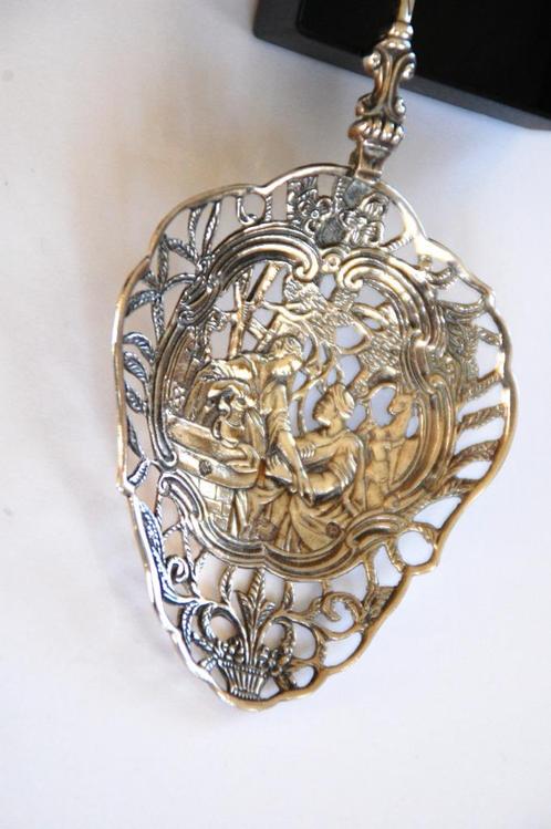 Een zilveren Zaanse lepel, Antiek en Kunst, Antiek | Goud en Zilver, Ophalen