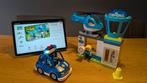 Lego Duplo Politiebureau+Helikopter - 10959 met zwaailicht, Ophalen of Verzenden, Zo goed als nieuw, Complete set, Duplo
