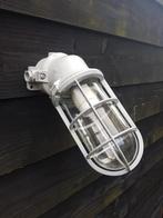 Industria Rotterdam - Wandlamp, Kooilamp Vintage jaren 60-70, Ophalen of Verzenden, Zo goed als nieuw, Glas, Industrieel Vintage