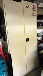 Metalen kast met legplanken, Huis en Inrichting, Kasten | Roldeurkasten en Archiefkasten, Ophalen, Meerdere deuren, 50 tot 100 cm