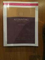 Accounting Text & Cases, Ophalen of Verzenden, Zo goed als nieuw, Accountancy en Administratie
