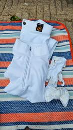 Wedstrijdbroek,  shirt, handschoenen en haarclip, Dieren en Toebehoren, Paardrijkleding, Ophalen, Zo goed als nieuw, Dressuur