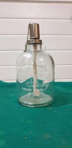Olielamp fles glas, Ophalen of Verzenden, 'T Olde Gre-j, Info@toldegrej.nl, Endepoelstraat 20f Didam