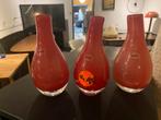 Vaas Fidrio Rood - Handgeblazen - 19cm, Ophalen, Nieuw, Glas, Minder dan 50 cm