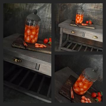 Concerven tomaat Sober snijplank miniatuur poppenhuis ️🍊 beschikbaar voor biedingen