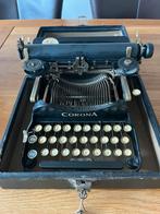Corona opvouwbare typemachine model 10 juli 1917, met koffer, Diversen, Typemachines, Ophalen, Gebruikt