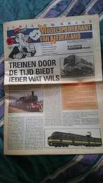 Modelspoorkrant van nederland jubileumkrant zomer 1989, Hobby en Vrije tijd, Modeltreinen | Overige schalen, Fleischmann, Ophalen of Verzenden