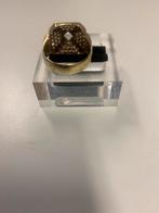 Gouden ring met robijnen 14k, Verzenden, Ph053, Zo goed als nieuw, Ph053