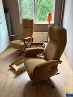 2 luxe relaxstoelen Large en Medium handmatig van zitmaxx, Huis en Inrichting, Fauteuils, Ophalen, Zo goed als nieuw, Stof