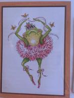 Borduurpakket Kikker Ballerina   nieuw!, Ophalen of Verzenden, Nieuw, Handborduren, Borduurpakket