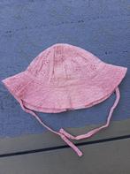 Hema zonnehoedje met broderie Mt 4-9 mnd, Gebruikt, Meisje, Ophalen of Verzenden, Hema