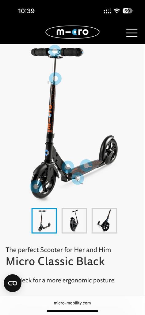 Micro Classic Step - 200mm Wielen - Zeer Goede Staat, Fietsen en Brommers, Steps, Zo goed als nieuw, Gewone step, Ophalen