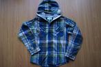 Leuk geruit blousje met capuchon, lange mouwen, mt 128, Overhemd of Blouse, Ophalen of Verzenden, Zo goed als nieuw, Fullstop