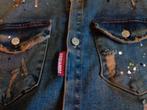 dsquared 2 blouse spijkerstof maat m, Ophalen of Verzenden, Zo goed als nieuw, Blauw