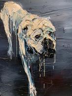 Simon Schrikker  Honden schilderijen, Antiek en Kunst, Ophalen of Verzenden