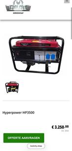 Aggregaat HP3500e Orginele HONDA EU. GP200 motor (NIEUW), Ophalen, Elektrisch startend, Benzine, Nieuw