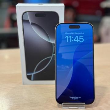 Apple Iphone 16 pro titanium white 128gb nieuw geopend met b beschikbaar voor biedingen