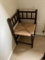 Hoekstoel, Huis en Inrichting, Stoelen, Ophalen, Riet of Rotan, Gebruikt, Bruin